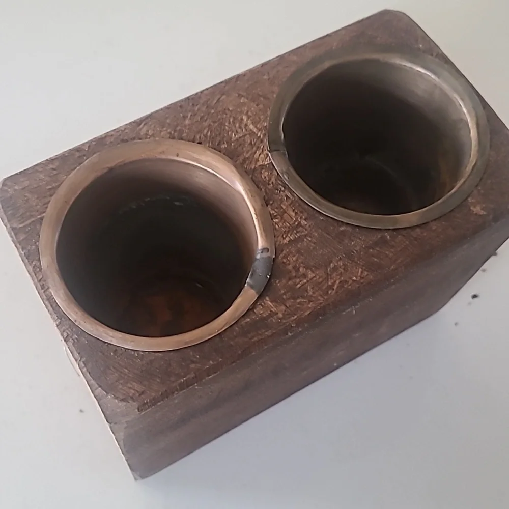 Rustic Pottery Barn Candle Holder